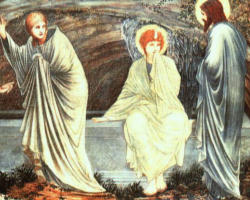 Image of Because of Christ’s resurrection the thief ascends to paradise, the bodies of the blessed enter the holy city, and the dead are restored to the company of the living. There is an upward movement in the whole of creation, each element raising itself to something higher. 