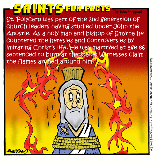 Saints Fun Facts for St. Polycarp