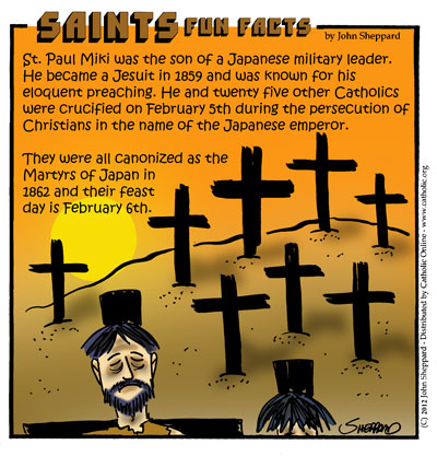 Saints Fun Facts for St. Paul Miki