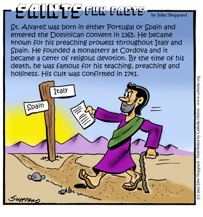 Saints Fun Facts for Bl. Alvarez of Corova