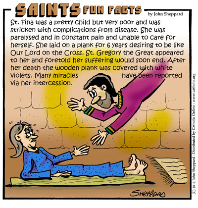 St. Fina Saints Fun Facts for St. Fina