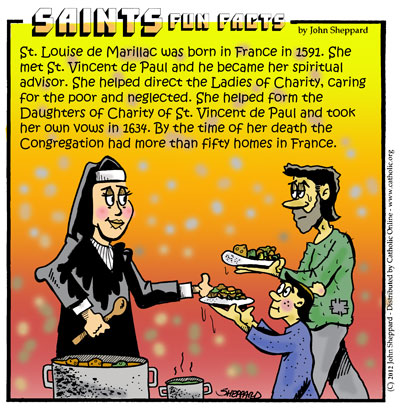 Saints Fun Facts for St. Louise de Marillac