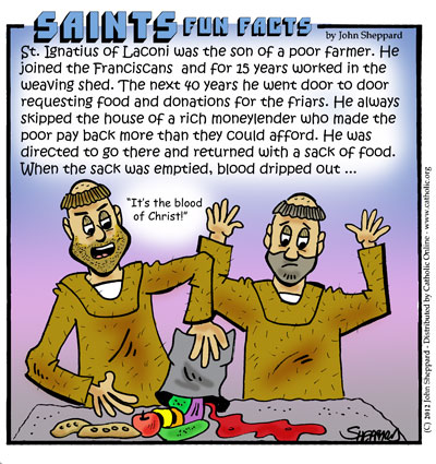 Saints Fun Facts for St. Ignatius of Laconi