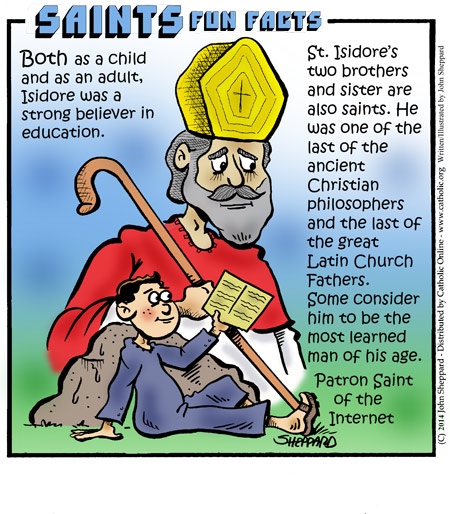 Saints Fun Facts for St. Isidore of Seville