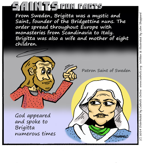 Saints Fun Facts for St. Bridget of Sweden