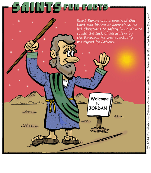 St. Simon Saints Fun Facts for St. Simon