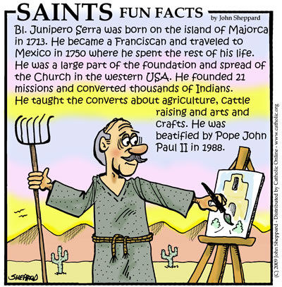 Saints Fun Facts for St. Junipero Serra