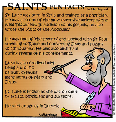 St. Luke Saints Fun Facts for St. Luke